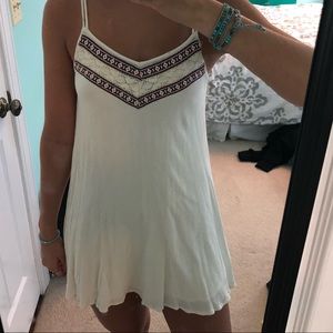 PacSun white embellished shift dress